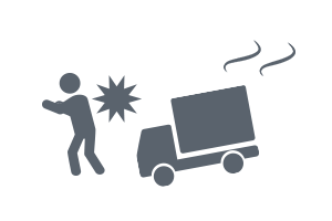 飲酒運転による死傷事故のイメージ